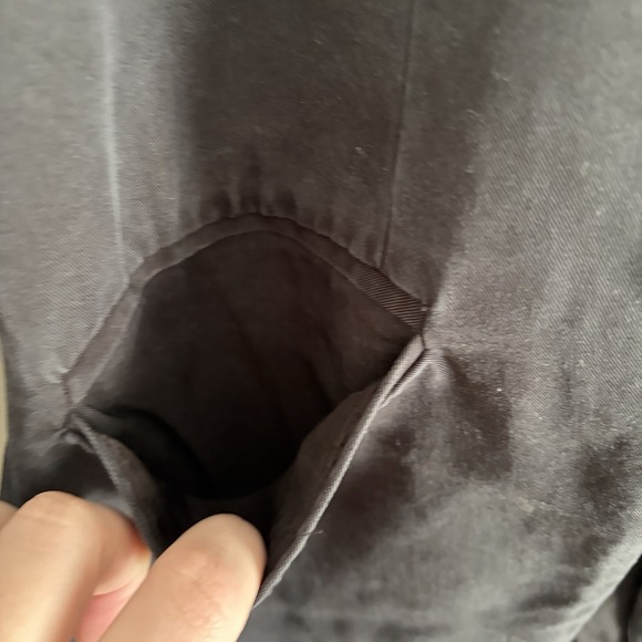 Eileen Fisher the Fisher Project Blazer Jacket Tencel Open Front Black Sz XS - Picture 5 of 9